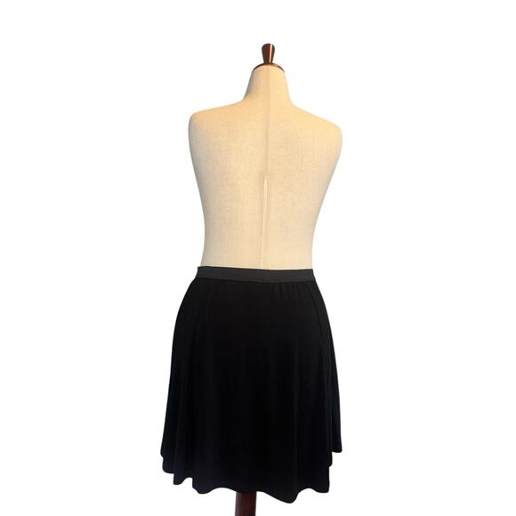 ASOS Black stretchy skater style skirt sz 14 - Picture 4 of 6
